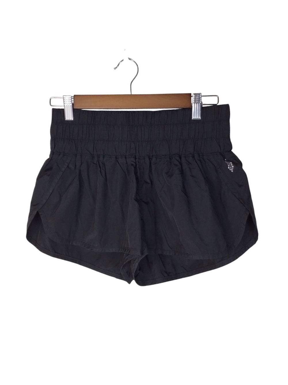 Free People Movement The Way Home Run Shorts in Black Size Small.